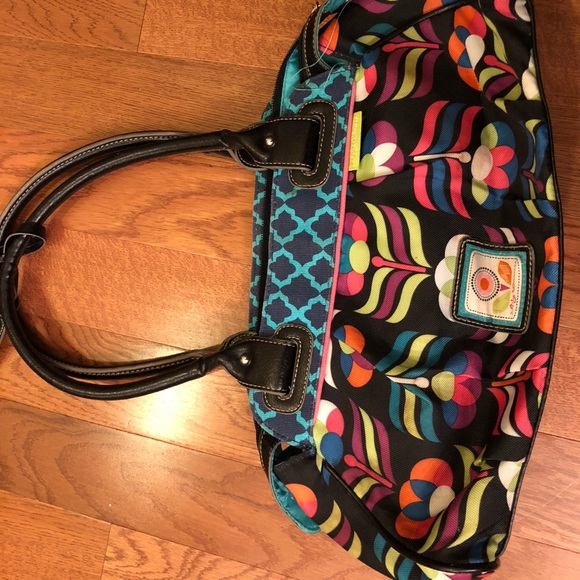 Lilly Bloom Purse Floral Design Handbag Flowers - Picture 3 of 8